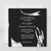 Abstracte uitnodiging voor het binden van muziek i (Voorkant)