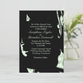 Abstracte uitnodiging voor het binden van muziek i (Staand voorkant)