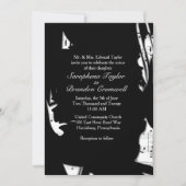 Abstracte uitnodiging voor het binden van muziek i (Voorkant)