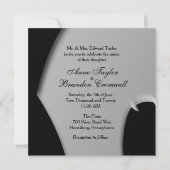 Abstracte uitnodiging voor huwelijksnacht (Voorkant)