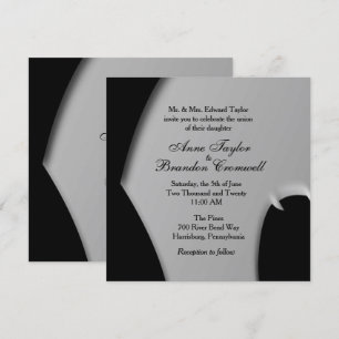 Abstracte uitnodiging voor huwelijksnacht