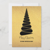 Abstracte uitnodiging voor kerstboombranche (Voorkant)