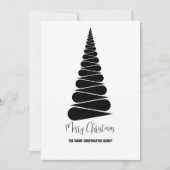 Abstracte uitnodiging voor kerstboombranche (Voorkant)