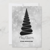 Abstracte uitnodiging voor kerstboombranche (Voorkant)