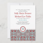 Abstracte uitnodiging voor tapijtschelp (Voorkant)