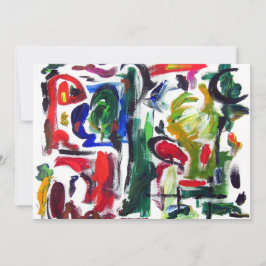 Abstracte uitnodiging voor "Typische dag"