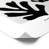 Abstracte uitsnijdende vormen Moderne minimalistis Poster (Hoek)