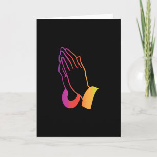 Abstracte uitzicht van Praying Hands Kaart