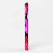 Abstracte Ultra Violet Paarse Iris op rood Case-Mate iPhone Case (Achterkant/rechts)