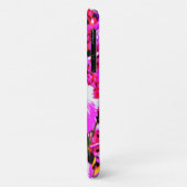 Abstracte Ultra Violet Paarse Iris op rood Case-Mate iPhone Case (Achterkant/links)