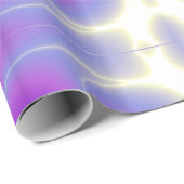 ABSTRACTE ULTRA VIOLET PAARSE LICHTE WAVES, ZWIRLS CADEAUPAPIER (Rol Hoek)