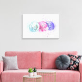 Abstracte Umbrella Art Canvas Afdruk (Insitu (Woonkamer))