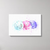 Abstracte Umbrella Art Canvas Afdruk (Voorkant)