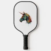 Abstracte Unicorn Pickleball Paddle (Voorkant)
