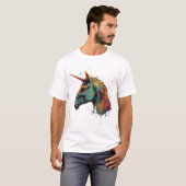 Abstracte Unicorn T-shirt (Voorkant volledig)