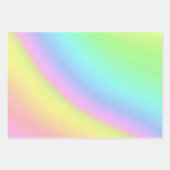 Abstracte Unicorn Vibes Pastel Rainbow Art Inpakpapier Vel (Voorkant 2)