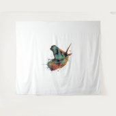 Abstracte Unicorn Wandkleed (Voorkant (horizontaal))