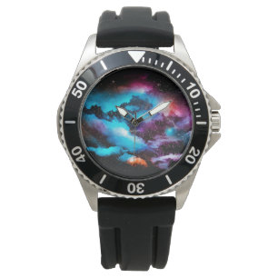 Abstracte Universe Art Watch Horloge