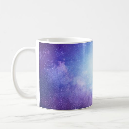 Abstracte universum rooksterren koffiemok (Links)