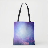 Abstracte universum rooksterren tote bag (Voorkant)