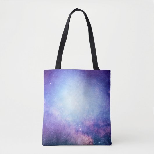 Abstracte universum rooksterren tote bag (Voorkant)
