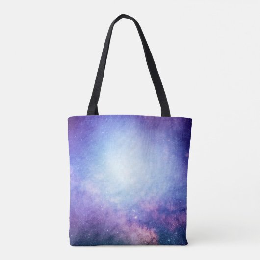 Abstracte universum rooksterren tote bag (Achterkant)