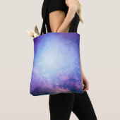 Abstracte universum rooksterren tote bag (Dichtbij)