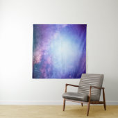 Abstracte universum rooksterren wandkleed (In Situ (horizontaal))