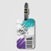 Abstracte UPS op bagagelabel (Voorkant (verticaal))