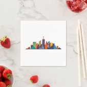 Abstracte Urban Skyline Vector Servet (Insitu)