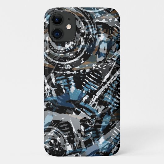 Abstracte V-Twin Case-Mate iPhone Case (Achterkant)
