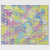 Abstracte Vakantie Kleurrijk Regenboogpatroon Cadeaupapier (Vlak)