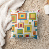 Abstracte vakken kussen (Deken)