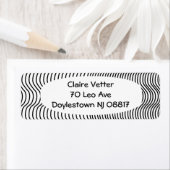 Abstracte valstrikken etiket (Insitu)