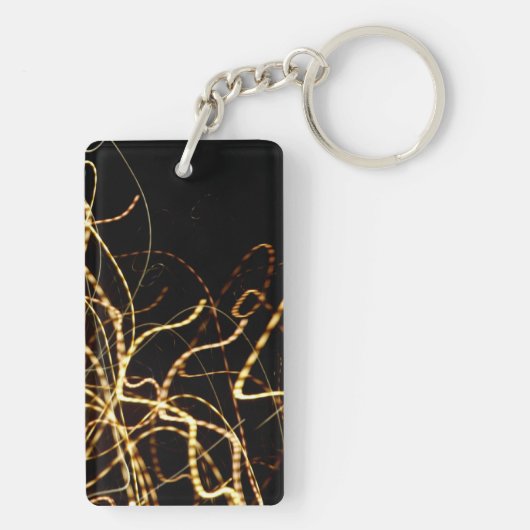 Abstracte valstrikken sleutelhanger (achterkant)