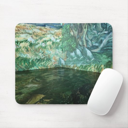Abstracte Van Gogh Hoek Muismat (Met muis)
