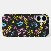 Abstracte varenbladeren-gedurfde kleuren Case-Mate iPhone case (Achterkant (horizontaal))