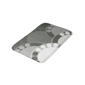 Abstracte varenschijfje - donkergroen - badmat (Gekanteld)