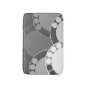 Abstracte varenschijfje - donkergroen - badmat (Voorkant Verticaal)