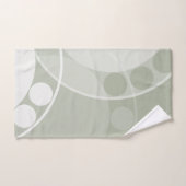 Abstracte varenschijfje - neutraal gekleurd - hand bad handdoek (Handdoek)