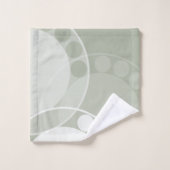 Abstracte varenschijfje - neutraal gekleurd - hand bad handdoek (Wasdoekje)