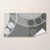 Abstracte varenschijfje - neutraal gekleurd - hand bad handdoek (Handdoek)