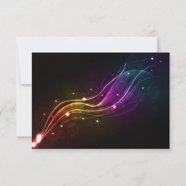 ABSTRACTE VECTOR WAVE DIGITALE ART-RUIMTE (Voorkant)