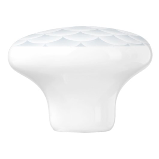 abstracte vectorachtergrond visschaal keramische knop (Zijkant)