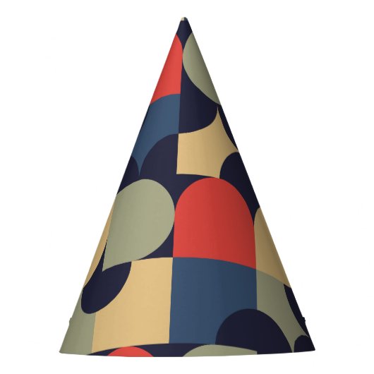 Abstracte vectorkunst feesthoedjes (Voorkant)