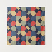 Abstracte vectorkunst wandkleed (Voorkant (horizontaal))