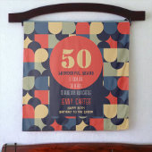 Abstracte vectorkunst wandkleed