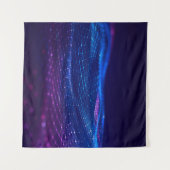 Abstracte veelhoekige ruimte met laag poly dark ba wandkleed (Voorkant (horizontaal))