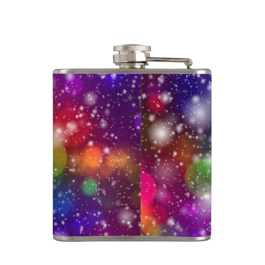 Abstracte veelkleurige Bokeh achtergrond-25363 Heupfles (Achterkant)