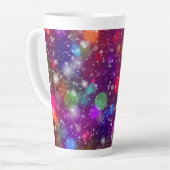 Abstracte veelkleurige Bokeh achtergrond-25363 Latte Mok (Linkerhoek)